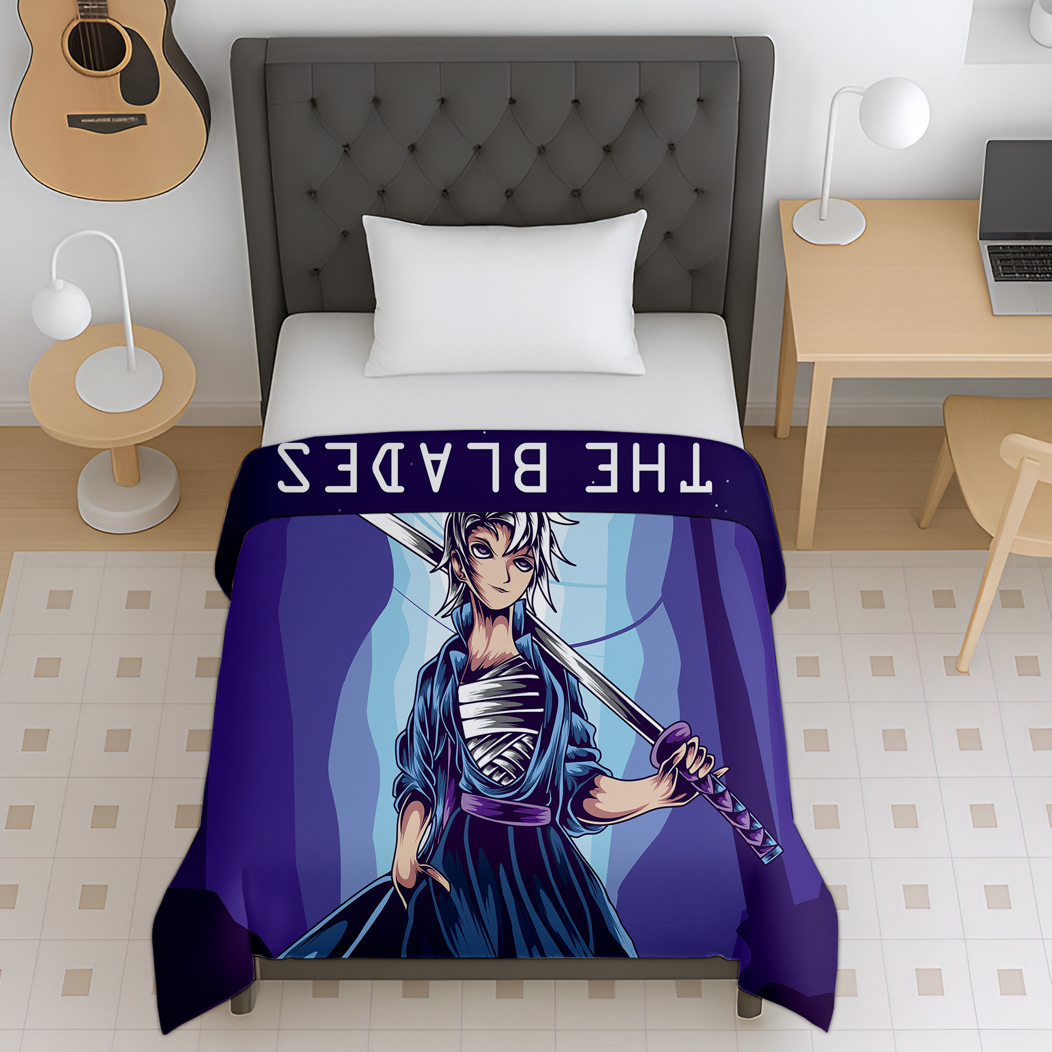 Jindal Home Kids Anime Warrior Print Reversible Cotton Dohar