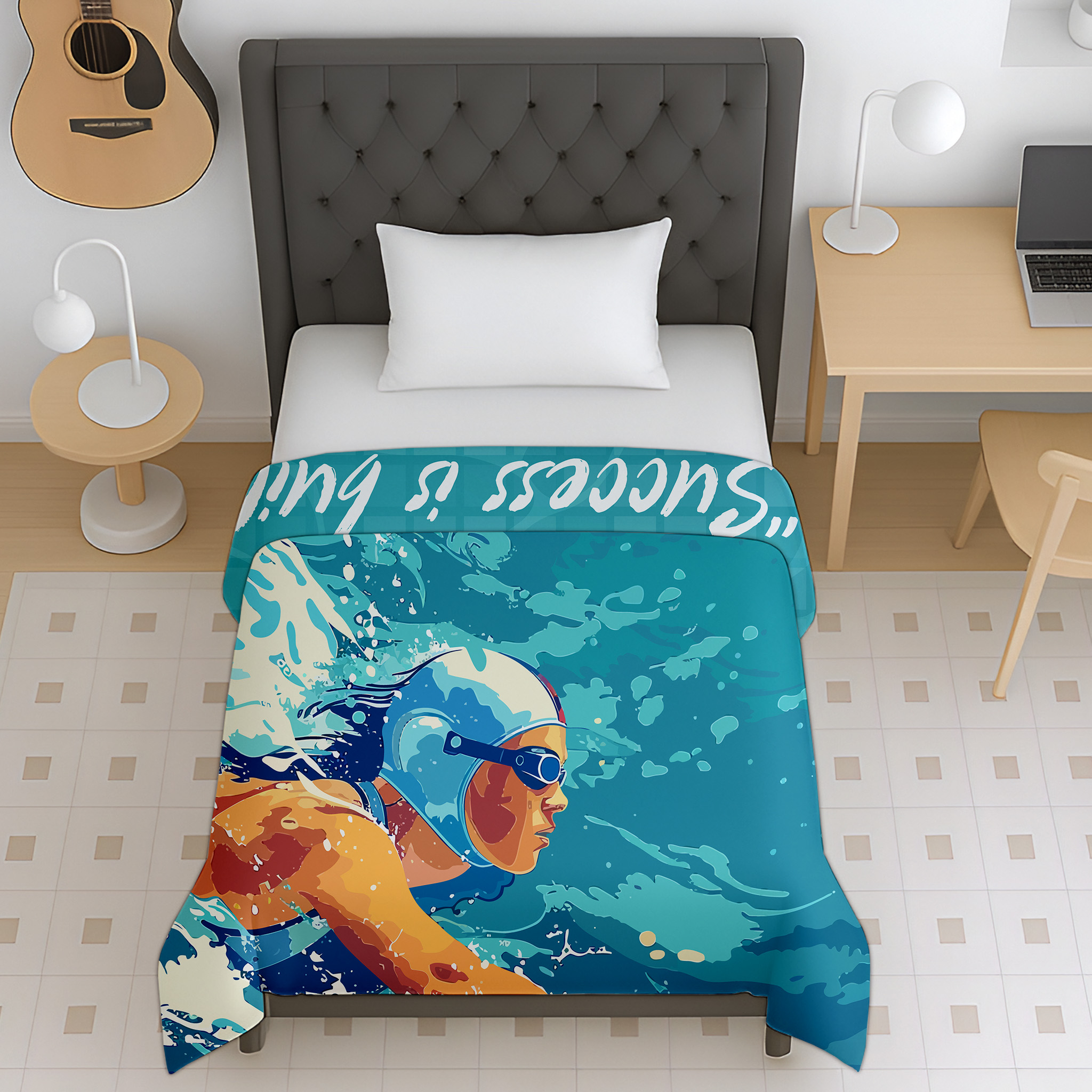 Kids Aqua Sports Cotton Dohar for Babies & Kids