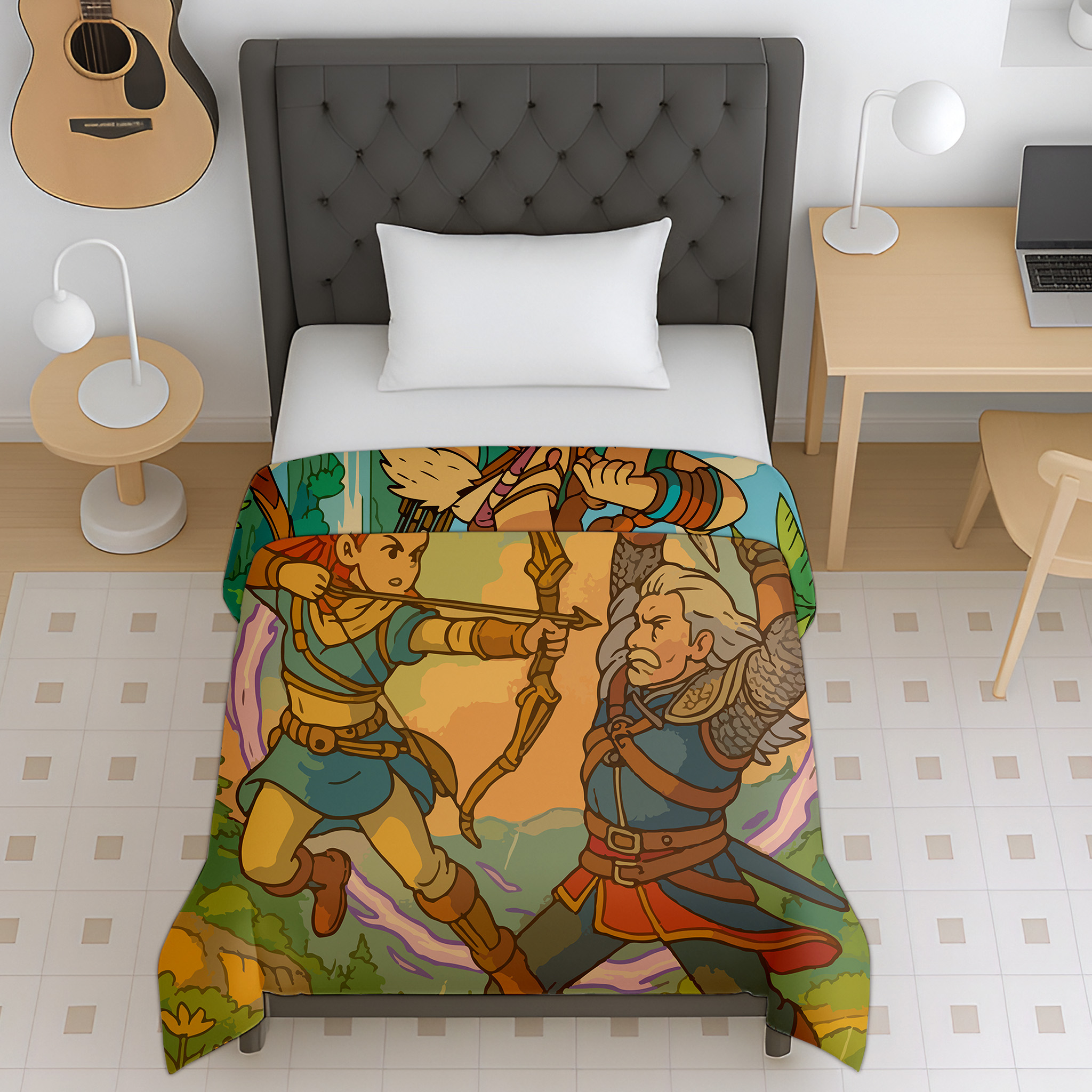 Iconic fantasy archer reversible micro kids dohar