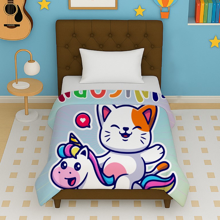 Happy Toons unicorn kitty kids dohar